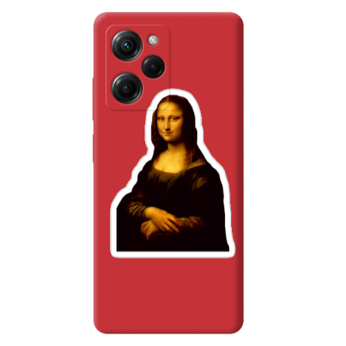 Xiaomi Poco X5 Pro Davinci Red Colored Silicone TPU Θήκη