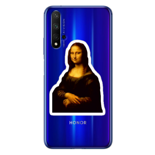 Huawei Nova 5 T Davinci Transparent Silicone TPU Θήκη