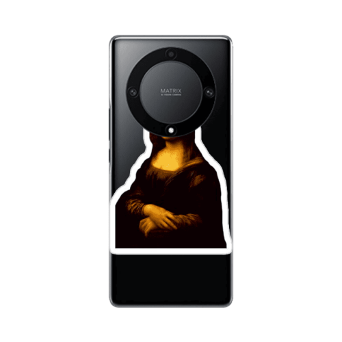 Honor Magic5 Lite 5G Davinci Transparent Silicone TPU Θήκη