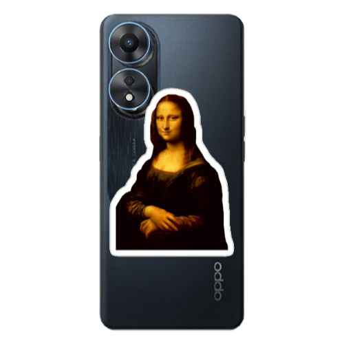 Oppo A 98 Davinci Transparent Silicone TPU Θήκη