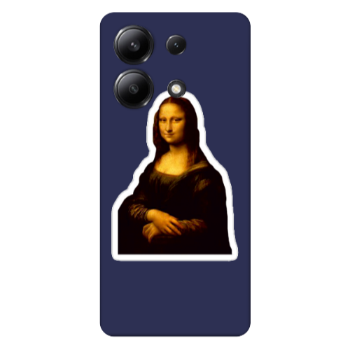 Xiaomi Redmi Note 13 4G Davinci Dark blue Colored Silicone TPU Θήκη