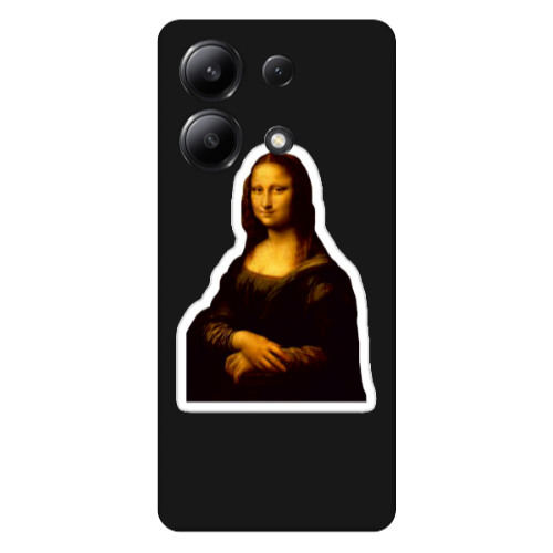 Xiaomi Redmi Note 13 4G Davinci Black Colored Silicone TPU Θήκη