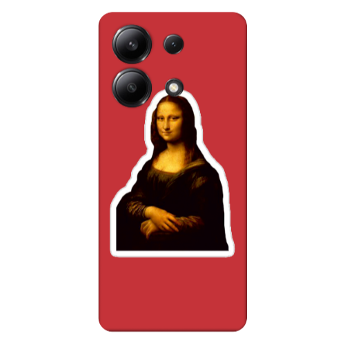 Xiaomi Redmi Note 13 4G Davinci Red Colored Silicone TPU Θήκη