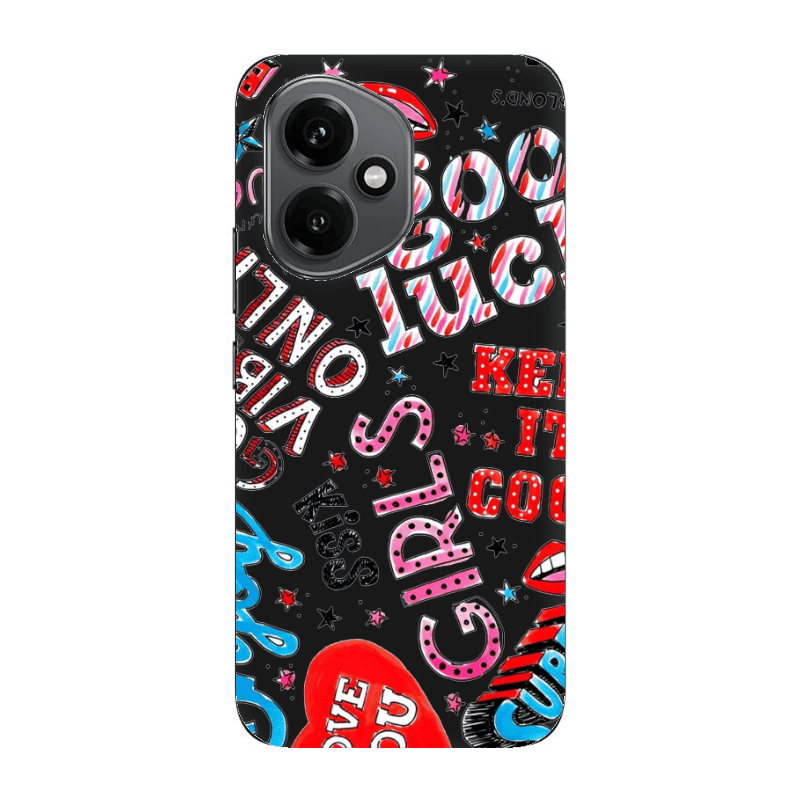 Honor Magic 400 Keep it cool Black Colored Silicone TPU Θήκη