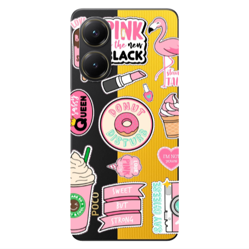 Xiaomi Poco X7 Pro Donut disturb Transparent Silicone TPU Θήκη
