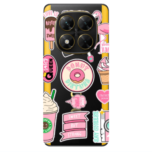 Xiaomi Poco X7 Donut disturb Transparent Silicone TPU Θήκη