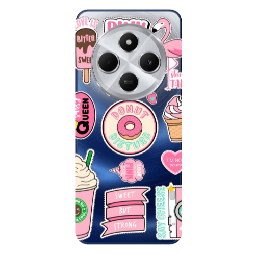 Xiaomi Redmi 14c Donut disturb Transparent Silicone TPU Θήκη