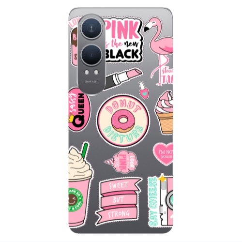 Oneplus Nord Ce 4 lite Donut disturb Transparent Silicone TPU Θήκη