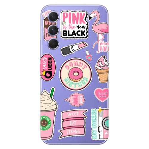 Samsung A56 Donut disturb Transparent Silicone TPU Θήκη