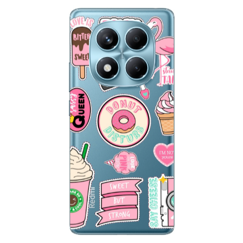 Xiaomi Redmi Note 14 Pro Donut disturb Transparent Silicone TPU Θήκη