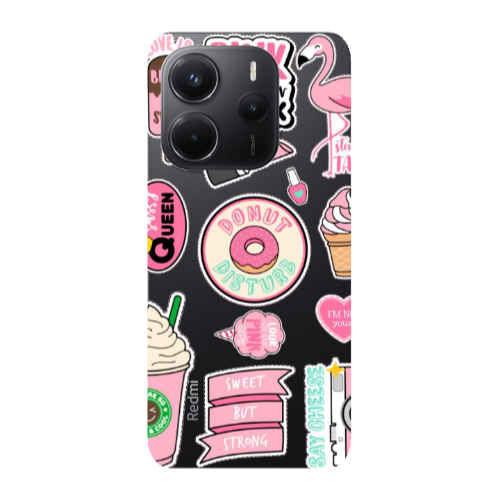Xiaomi Redmi Note 14 Donut disturb Transparent Silicone TPU Θήκη