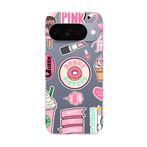 Google Pixel 10 Donut disturb Transparent Silicone TPU Θήκη
