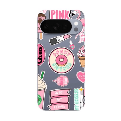 Google Pixel 10 Pro Donut disturb Transparent Silicone TPU Θήκη