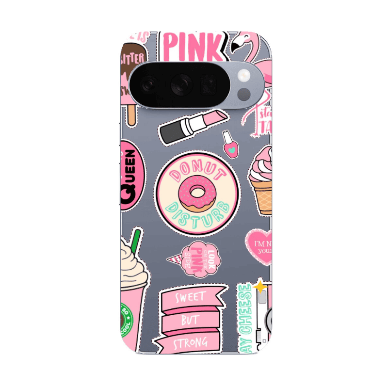 Google Pixel 10 Pro Donut disturb Transparent Silicone TPU Θήκη