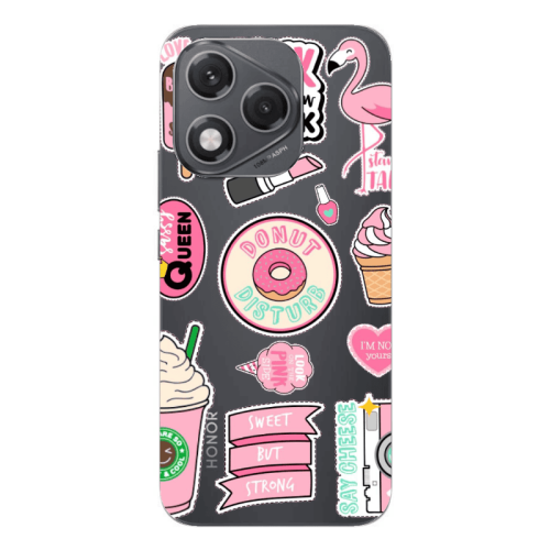 Honor 400 Lite Donut disturb Transparent Silicone TPU Θήκη