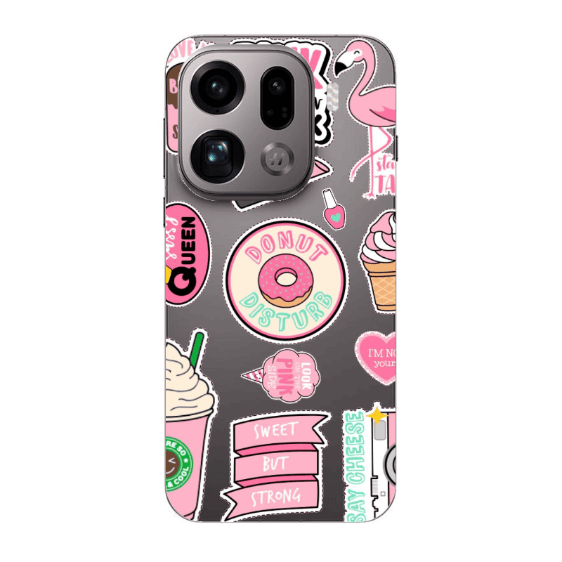 Oppo Find X9 Pro Donut disturb Transparent Silicone TPU Θήκη