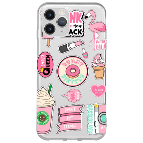 Apple iPhone 11 Pro Donut disturb Transparent Silicone TPU Θήκη