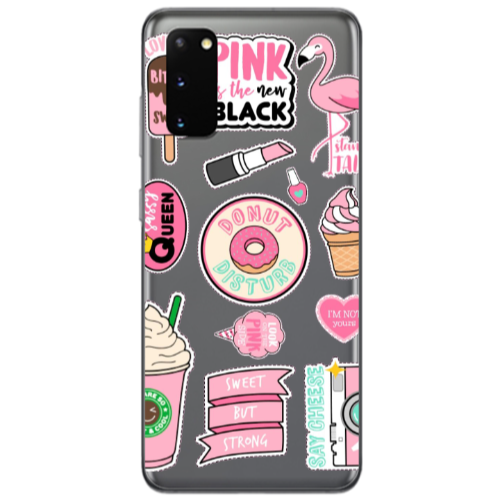 Samsung S20 Donut disturb Transparent Silicone TPU Θήκη