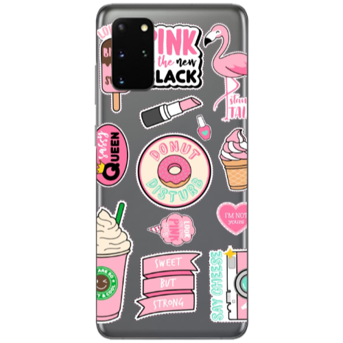 Samsung S20 Plus Donut disturb Transparent Silicone TPU Θήκη