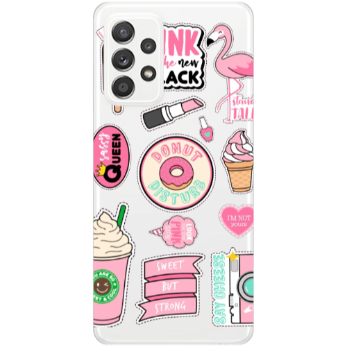 Samsung A33 Donut disturb Transparent Silicone TPU Θήκη
