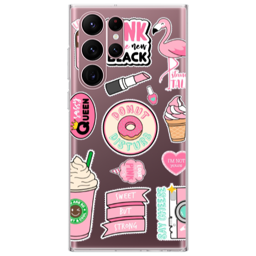 Samsung S22 Ultra Donut disturb Transparent Silicone TPU Θήκη