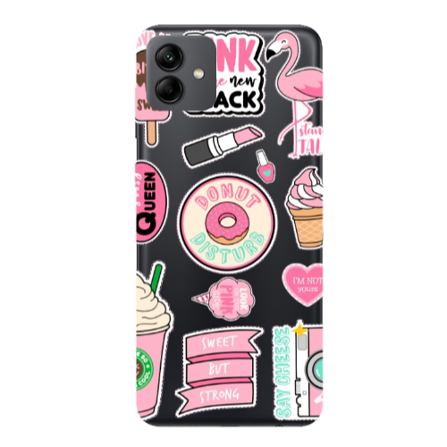 Samsung A04 Donut disturb Transparent Silicone TPU Θήκη