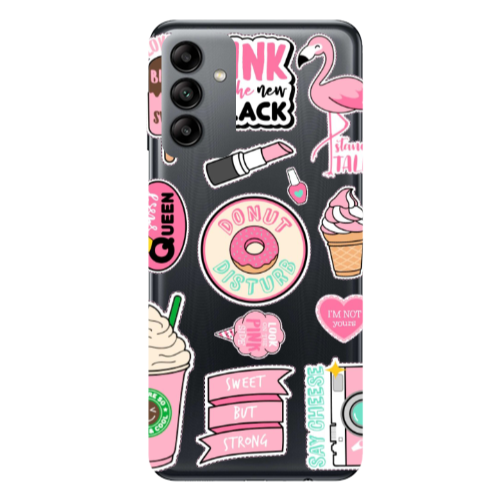 Samsung A04S Donut disturb Transparent Silicone TPU Θήκη