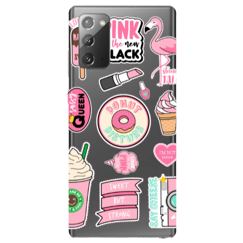 Samsung Note 20 Donut disturb Transparent Silicone TPU Θήκη