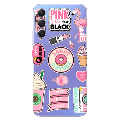 Samsung A34 Donut disturb Transparent Silicone TPU Θήκη
