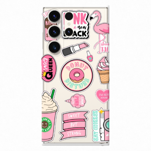 Samsung S23 Ultra Donut disturb Transparent Silicone TPU Θήκη
