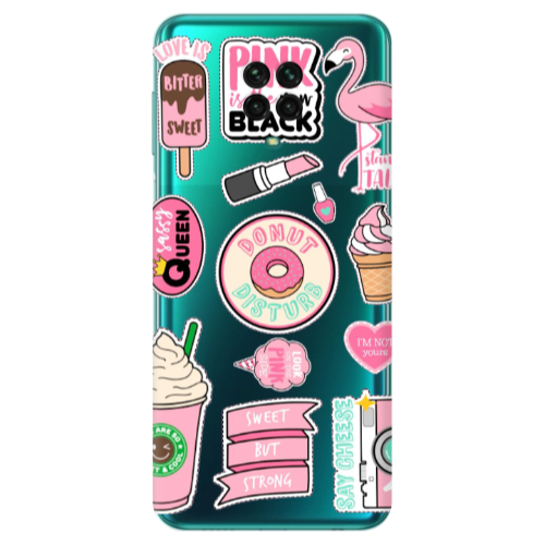 Xiaomi Redmi Note 9S Donut disturb Transparent Silicone TPU Θήκη