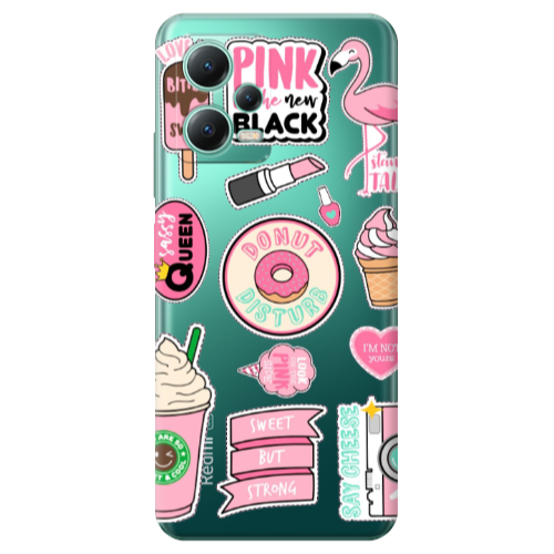 Xiaomi Redmi Note 12 Pro 5G Donut disturb Transparent Silicone TPU Θήκη