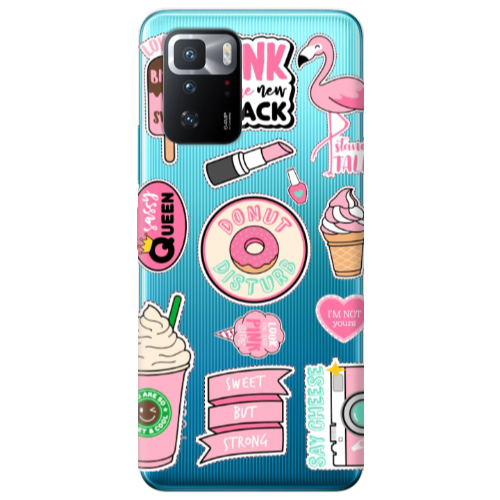 Xiaomi Poco X3 GT Donut disturb Transparent Silicone TPU Θήκη