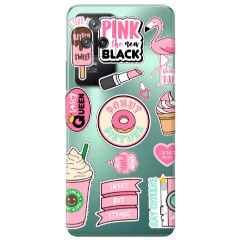 Xiaomi Poco F4 Donut disturb Transparent Silicone TPU Θήκη