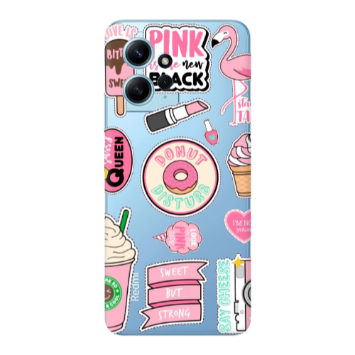 Xiaomi Redmi Note 12 4G Donut disturb Transparent Silicone TPU Θήκη