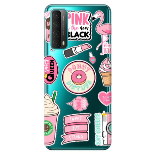 Huawei P Smart 2021 Donut disturb Transparent Silicone TPU Θήκη