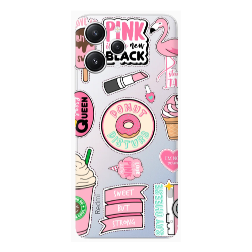 Xiaomi Redmi 12 Donut disturb Transparent Silicone TPU Θήκη