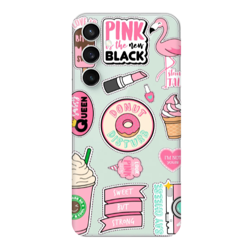Samsung S23FE Donut disturb Transparent Silicone TPU Θήκη