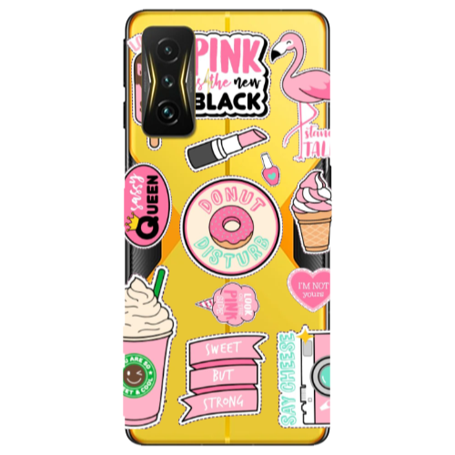 Xiaomi Poco F4 Gt Donut disturb Transparent Silicone TPU Θήκη