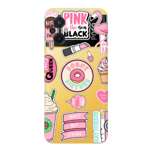 Xiaomi Poco M5 Donut disturb Transparent Silicone TPU Θήκη