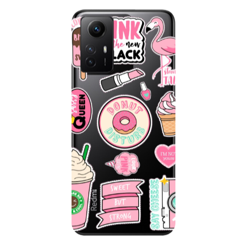 Xiaomi Redmi Note 12s Donut disturb Transparent Silicone TPU Θήκη
