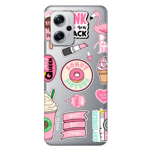 Xiaomi Poco X4 GT Donut disturb Transparent Silicone TPU Θήκη