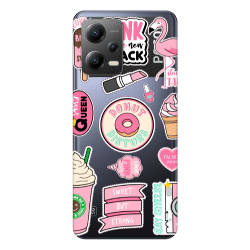 Xiaomi Poco X5 Donut disturb Transparent Silicone TPU Θήκη