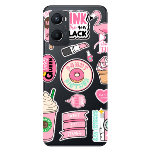 Oppo A 96 Donut disturb Transparent Silicone TPU Θήκη