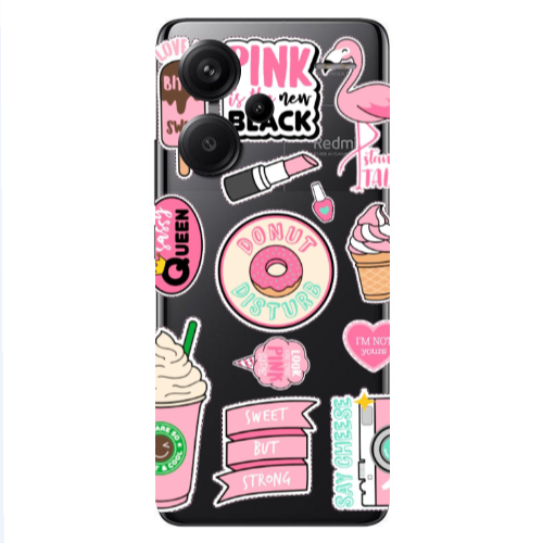 Xiaomi Redmi Note 13 Pro+ 5G  Donut disturb Transparent Silicone TPU Θήκη