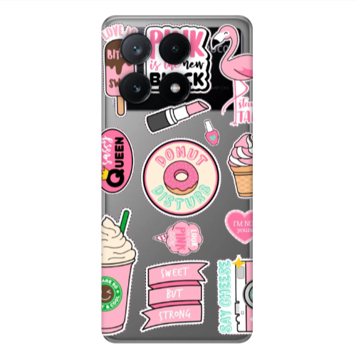 Xiaomi Poco X6Pro 5G Donut disturb Transparent Silicone TPU Θήκη