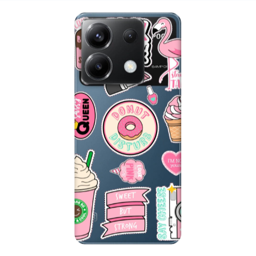 Xiaomi Poco X6 5G Donut disturb Transparent Silicone TPU Θήκη
