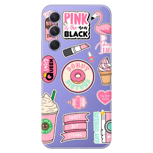 Samsung A55 Donut disturb Transparent Silicone TPU Θήκη