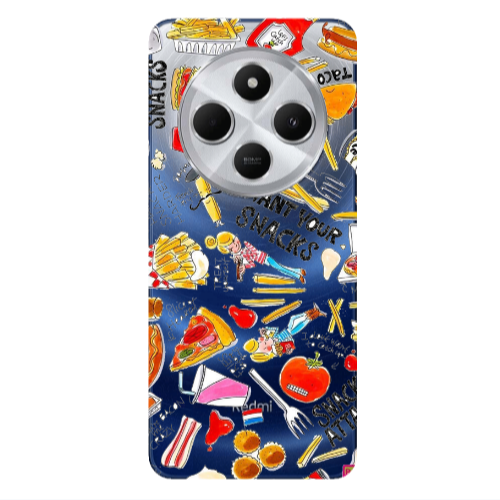 Xiaomi Redmi 14c Snack attack Transparent Silicone TPU Θήκη