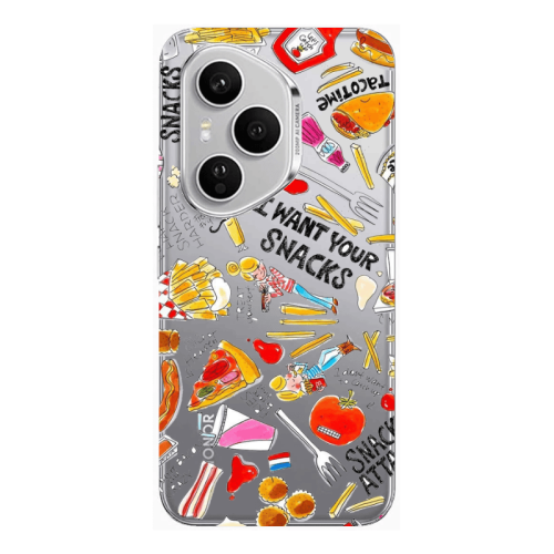 Honor Magic 400 Pro Snack attack Transparent Silicone TPU Θήκη